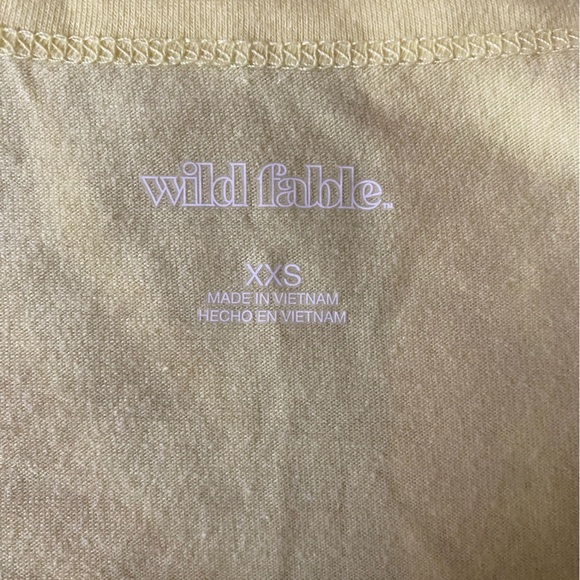 Yellow crop top - Picture 2 of 2